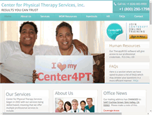 Tablet Screenshot of center4pt.com